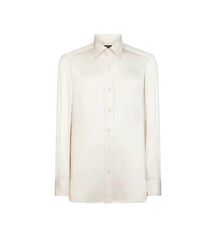 SILK CHARMEUSE SLIM FIT SHIRT online